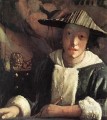 Young Girl with a Flute Baroque Johannes Vermeer